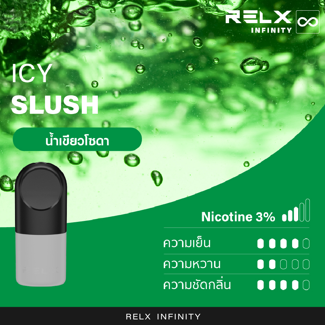 RELX INFINITY SINGLE POD ICE SLUSH พอดบร